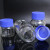 实验室玻璃仪器蓝盖瓶试剂瓶250 500 1000广口瓶圆大口瓶玻璃蓝盖 蓝盖大口500ml