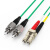 胜为  LC-FC多模双芯10米 电信级万兆铠装光纤跳线 OM3室内抗拉尾纤缆FOCK-3100