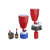 流动相HPLC液相色GL45/S60溶剂瓶废液桶安全盖过滤器液体 GL45安全盖(2倒锥)