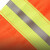君御 环卫马甲反光背心环卫工作服反光衣物业保洁工人公路施工可印字 橘红色均码