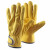 易美丽诺 LK3232羊皮手套电焊手套搬运耐磨耐用手套劳保防护手套 黄色5双