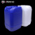 塑料堆码桶蓝色方桶10L白色化工原料试剂液体储存桶5L25L30升 30L（白色）