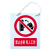共泰 pvc电力安全标识牌 带挂绳20*16CM 禁止合闸 有人工作警示牌