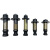 定制螺杆自吸泵水泵配件大全螺杆式单相防爆套70w吸水泵0w70w 370W直筒反丝5个装