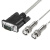 利合光电（LHG）E1线缆DB9针串口转2*BNC两兆头2M路由器模块测试线 15米