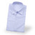中神盾 DV-128  女式短袖衬衫修身韩版职业商务白领条纹衬衣 白底蓝竖条(1-9件价格)38码（XL）