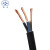 凌志 电线电缆电源线YZ 3*4平方 3芯橡套线国标软芯橡胶线 100米