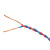 中禾品 电线电缆 红蓝RVS2*1平方 双绞线 国标阻燃电源花线 铜芯软线 100m