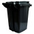 简厚 脚踏分类垃圾桶酒店超市办公室商用室内塑料垃圾桶 深灰色【其他垃圾】60L