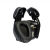 代尔塔DELTAPLUS 安全帽隔音耳罩插扣款工业级降噪耳包专业防噪音耳机 103008黑色(安全帽专用） 