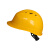 代尔塔/DELTAPLUS102009PP有孔黄色防撞头盔安全帽+1个双色单处logo定制印字建筑工地施工用1顶