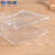 铂特体 透明PVC手提袋 塑料包装袋纽扣加厚手拎袋 竖版30*12*35CM