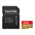 闪迪（SanDisk）micro SD 支持4K高速拍摄 TF手机存储卡运动相机V30 无人机相机卡 A2 160MB 128G +USB2.0 TF读卡器