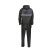 鸣灵 MLD-ZY001 反光雨衣套装 单层 1套 2XL 黑色