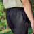 探路者（TOREAD）户外徒步运动裤子男式防泼水弹力透气直筒裤2024年春夏新款 黑色-男款-TAMMBM81748 S