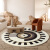 卡提菲亚梦幻星河丨圆形地毯客厅纯手工沙发茶几毯卧室地毯 梦幻星河-01 直径1.6米圆形