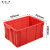 添亦 塑料周转箱工具零件盒储物收纳整理箱 红色505*355*240  
