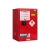 广立顺 防爆柜 锂电池危化品储存柜化学品酒精工业防火安全柜 12加仑红色