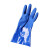 WORK CARE PC2701 PVC耐油工业全掌浸塑防护劳保手套防水防油污耐磨耐酸碱 蓝色 XL