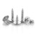 PWA碳钢镀锌十字圆头带垫自攻螺丝碳钢盘头自攻螺钉标价为1000个的价格 M1.7*8*5(1千个)