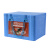 生鲜海鲜礼品盒牛肉羊肉羊排礼盒包装epp保温泡沫箱蔬菜冷藏 8L生鲜礼包盒全蓝色