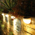 太阳能户外防水小夜灯阳台布置照明灯花园装饰感应壁灯 白光-12个装 天黑自动亮灯