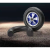 光冠 橡胶实心手推车轮子8/10/14两轮带轴轱辘350-4/300-8老虎车轮胎定制定制 桔色
