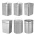 户外垃圾桶内桶分类镀锌板不锈钢内胆铝塑玻璃钢铁皮桶 20*20*48