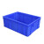 兴安迈 周转箱塑料长方形加厚蓝色储物箱 10号 145*95*54mm