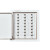 ZH -034 手机存放柜 电子设备管理柜 多门带锁 0.6mm 白色 24门-2