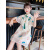 迪士尼（Disney）童装汉服女童旗袍连衣裙夏季新款中大儿童4-14岁女孩中国风公主裙 120cm