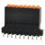 2.54mm贴片回流焊免螺丝插拔式PCB接线端子KF2024/A/R/V/FMC0.5ST 4P 单层插头