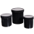 塑料瓶广口直身瓶涂料黑色罐HDPE塑料瓶瓶塑料1502F2502F3002F500 白色250ml