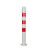 鼎红 钢管警示柱高75cm带环固定红白路桩道路安全夜间反光防撞隔离桩
