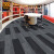 爱柯部落 方块毯办公室拼接地毯 会议客厅满铺防滑地垫装隔音地毯25cm×100cm（4片）绿色 110099