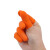 乳胶手指套  橘色带麻点 防护指套 橙色 100只装 2010 橙色带麻点100只装