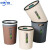 简约手提垃圾桶 卫生间厨房塑料垃圾桶办公室纸篓A 小号颜色随机
