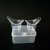 洗眼杯硅胶2只装盒清洁器眼睛专用工具网红可多次用 透明