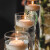 中吉万兴（ZHONGJIWNXING）漂浮蜡烛浪漫烛光晚餐酒店餐厅婚庆装扮生日派对圣诞节水浮蜡烛 【4.5cm*2.5cm】浮水蜡烛
