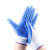 捷诺立（JNL）N11039 丁腈浸胶防滑耐磨防油防水涂掌手套蓝色12副