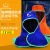 威特仕 隔热防烫蓝色焊帽全护式防火阻燃烧焊焊接电焊耐高温焊工头套 橘红色