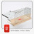 京斯坦捕鼠笼木质捕鼠笼铁质捕鼠器老鼠笼捕鼠盒（小号）15.3*6*7.2CM  （1件）