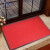 米奇特工 PVC可裁剪双条纹酒店地垫 走廊过道防滑地毯 楼梯垫 大红色 0.9*5m