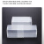 透明塑料伸缩盒长方形盒子钻头铣刀盒白钢车刀包装盒机床附件刀杆 22*60