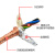TRVVP双绞高柔拖链电缆屏蔽线2 3 4 6 8 10芯0.3 0.5控制电缆信号 拖链屏蔽2*0.3外径5.4)