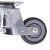 海斯迪克 HK-5098 减震轮 定向万向刹车减震脚轮 人造胶TPR弹簧手推车减震轮 4寸定向(载重85kg)