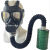 FMJ05A防毒面具06A防生化核污染毒气毒烟喷漆化工生物化学实验 05A面罩+大罐+呼吸管
