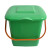 简厚 手提垃圾桶带盖小方桶厨房客厅学校办公室垃圾分类垃圾桶塑料桶密封【带盖方桶款】长250*宽265*高260mm