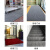 尚美巢品 地毯可裁剪吸水防滑垫防水地垫满铺地毯条纹0.9米宽*长1米黑灰色（拍几米就是几米长）