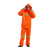 大杨RF712牛津布双层反光雨衣雨裤套装 橘色186-190 防汛救援环卫分体透气防雨服 定制